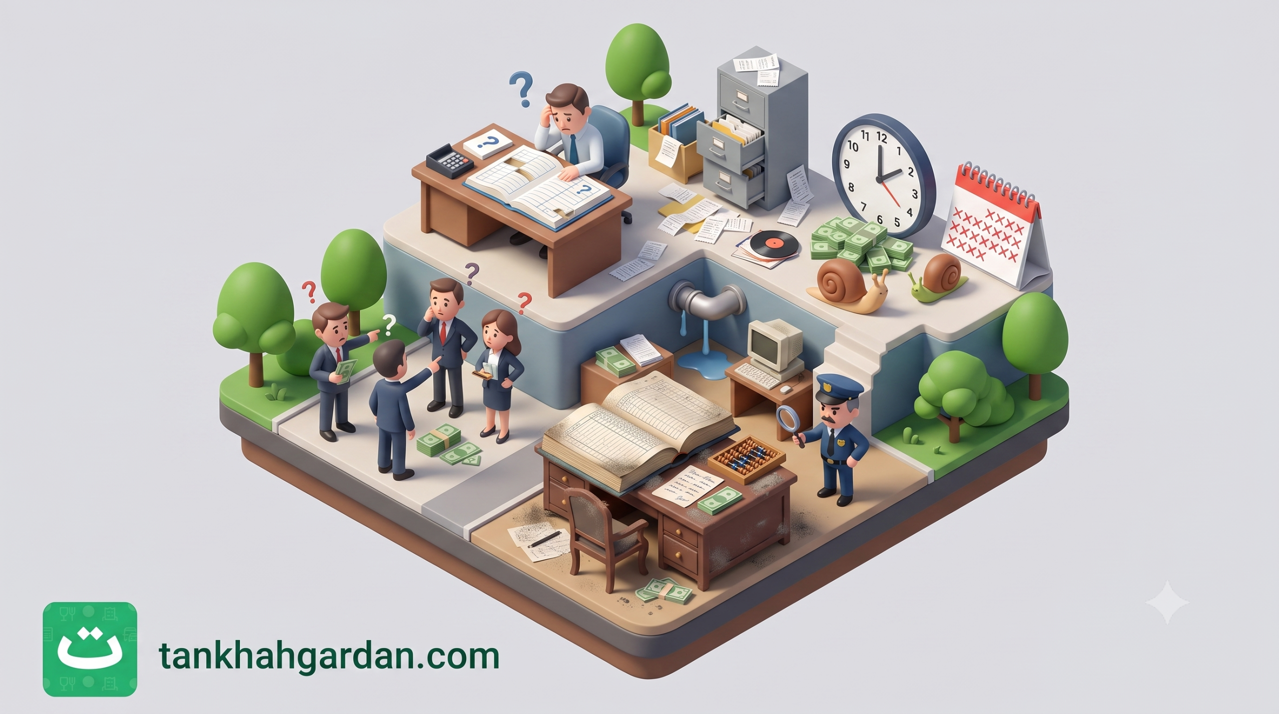 تعلق داشتن مالیات به حساب تنخواه