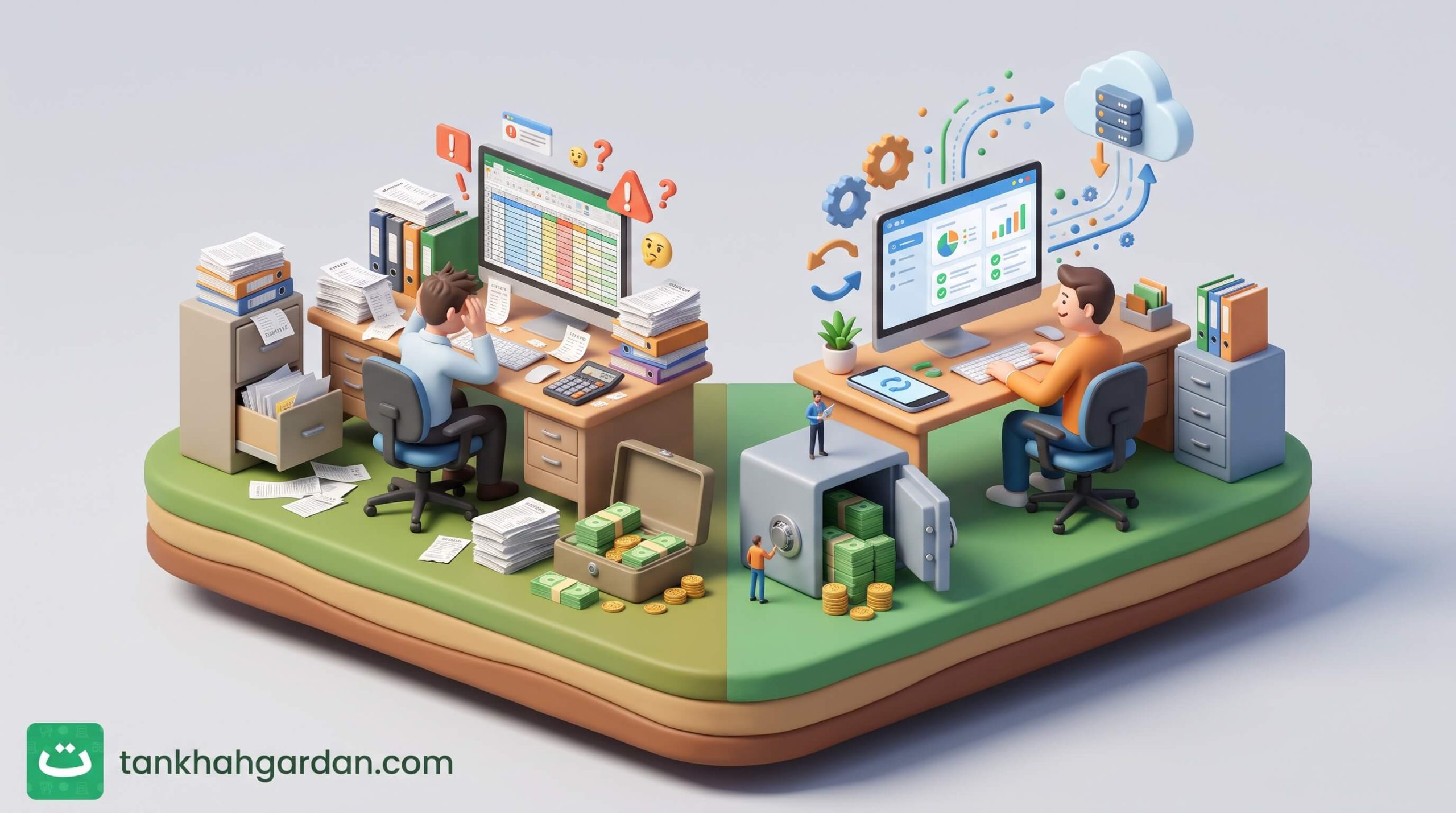 مدیریت تنخواه با اکسل یا نرم‌افزار