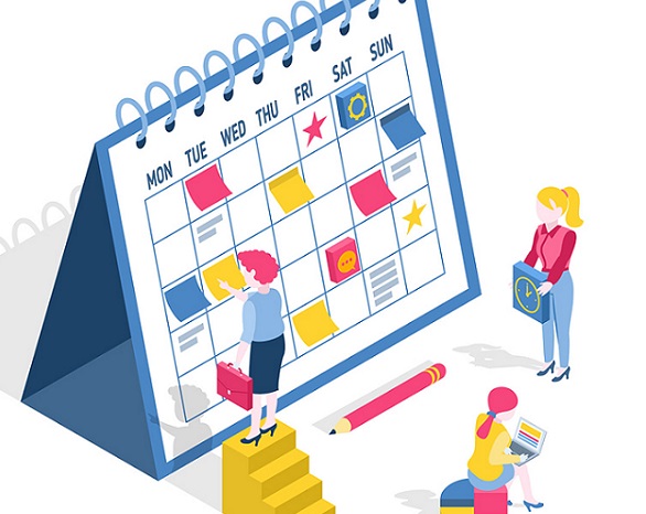 Planning-schedule-concept-with-isometric-perspective-Pre
